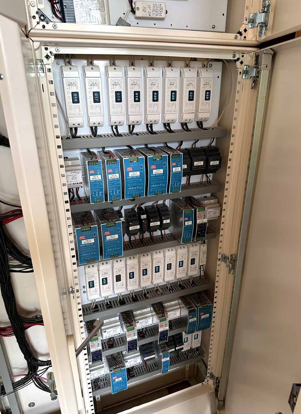 Home automation lighting control panel installed by Hepburn Electrical Rotorua