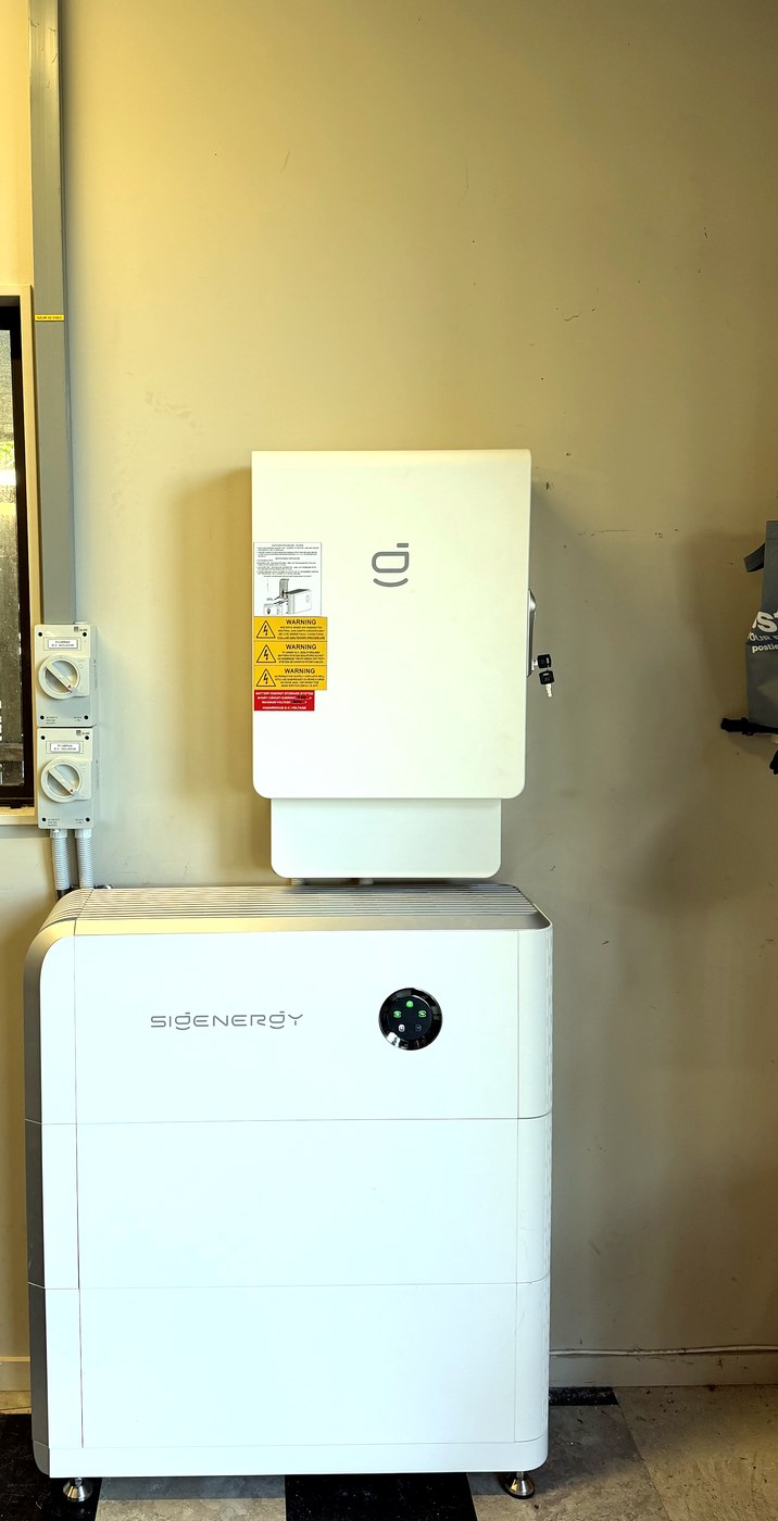 Sigenergy battery storage system installed by Hepburn Electrical